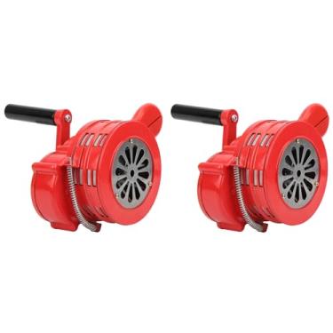 Imagem de Sirene de Manivela, Alarme Manual Portátil para Escolas, Tropas, Alarme 120DB, Caixa de Metal, Amplamente Utilizado para Fábricas, Desastres e Guardas à Beira-mar