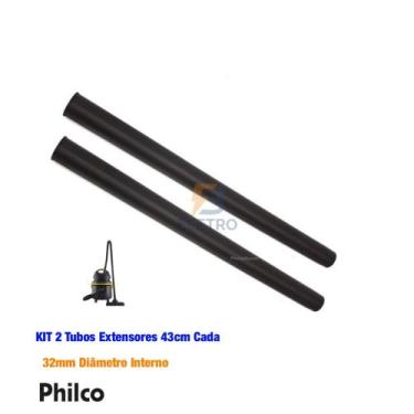 Imagem de 2 Tubo Extensor Prolongador Aspirador de Pó Philco PAS20 - Denverplas 