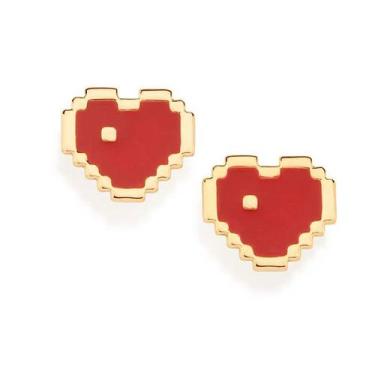 Imagem de Brincos banhado ouro 3x 24k 18k e 22k feminino infantil rommanel peque