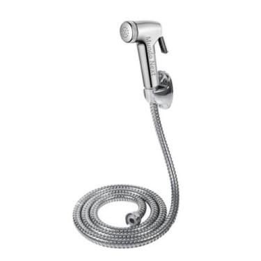 Imagem de Ducha Higiênica Aço Inox Super Luxo Com Derivação - Mundo Next