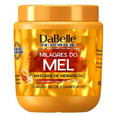 Imagem de Dabelle Máscara Tratamento Creme Hidratação Milagres Mel 400g