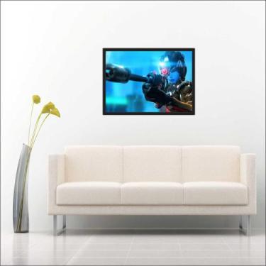Imagem de Quadro Decorativo Game Jogos Overwatch Decorações Com Moldura - Vital 