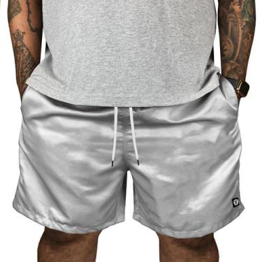 Imagem de Short Praia Masculino Extra Plus Size Elástico Com Cardao - MP Moda Ma