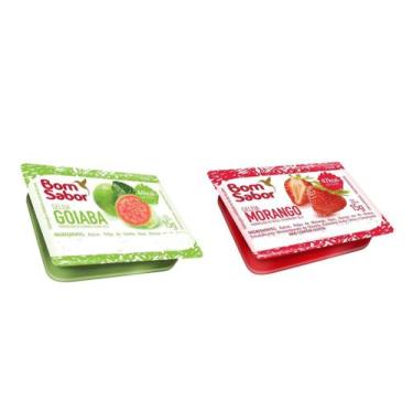 Imagem de Geleia Sortida Bom Sabor - Para Hotel Blister Sache Cx-144un, MORANGO 