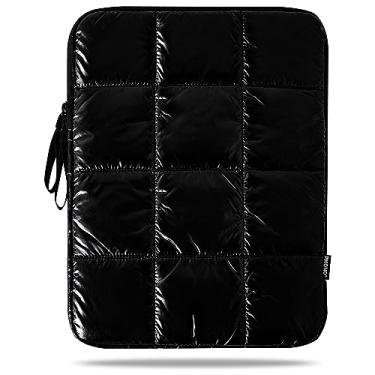 Imagem de Linpr Capa para laptop fofa de 13 polegadas preta, bolsa de transporte à prova d'água para mulheres, capa fofa para iPad Pro 12,9 para computador, compatível com MacBook Pro 12, MacBook Air M2 M1, Asus/Dell XPS/Lenovo na capa