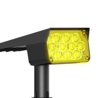 Imagem de Luminária Solar Spot 200 Lúmens Espeto Jardim Externo Refletor LED Dua