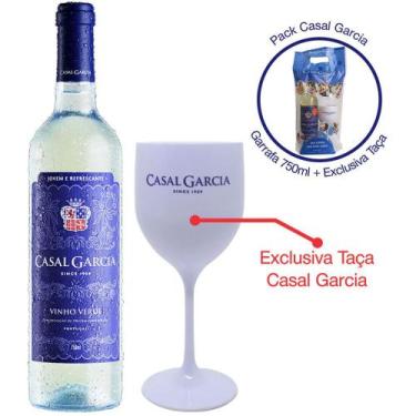 Imagem de Vinho Fino Branco Português Casal Garcia 750ml + Taça Exclusiva
