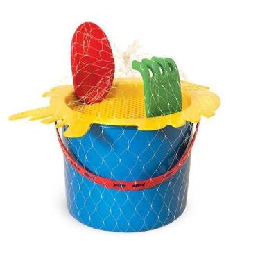 Imagem de Baldinho Praia C/ Acessórios Usual Brinquedos