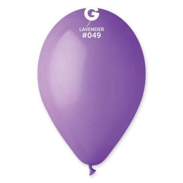 Imagem de Balão de Festa Látex Liso - Lavender (Lavanda) 049 -  Gemar - Rizzo