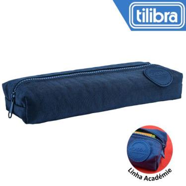 Imagem de Estojo Flat Tilibra Escolar Juvenil Académie Azul