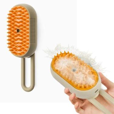 Imagem de Transforme a Hora do Banho com a Escova a Vapor 3 Em 1 Para Pets - Esc