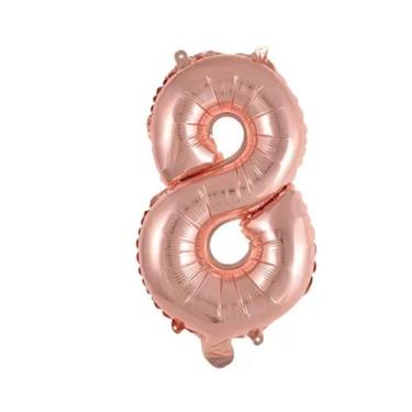 Imagem de Balão Numero - Brimpex, Rose