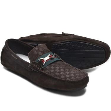 Imagem de Mocassim casual drive GTS - Masculino, Marrom, 39