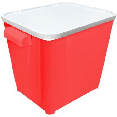 Imagem de Canister Container Armazenador Guarda Ração Cachorro Gato Com Tampa 6,