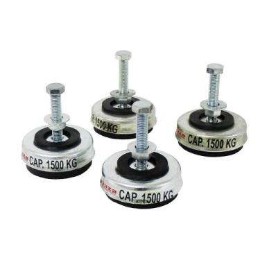 Imagem de Jogo Amortecedor Vibra Stop 1/2" de 1500 kg 4 Peças - Souza Conexões