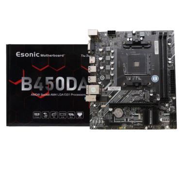 Imagem de Placa Mãe eSONIC B450DA1 (LGA 1331 - DDR4 3200) - Chipset AMD B450 - USB 3.2 - Slot M.2 - Micro ATX