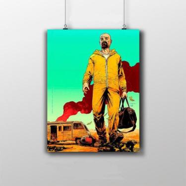 Imagem de Placa Decorativa Heisenberg Arte Desenho - Breaking Bad - Nerdecs