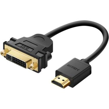 Imagem de Cabo Ugreen Hdmi Macho Para Dvi 24+5 Adaptador Fêmea 22cm