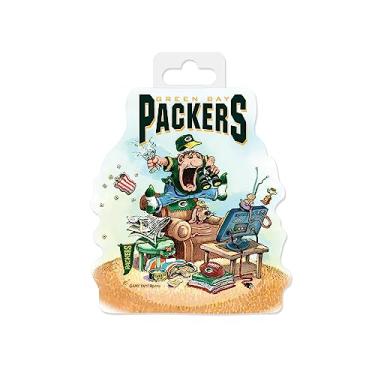 Imagem de Rico Industries Decalque de vinil cortado NFL Football Green Bay Packers 12,7 cm x 17,8 cm - acessório para carro/caminhão/casa