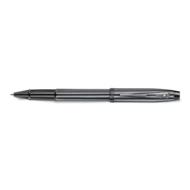 Imagem de Sheaffer 100 E9375 cinza escuro perolado com caneta PVD Appointments | Caneta cinza premium | Caixa de presente de caneta premium (rollerball)