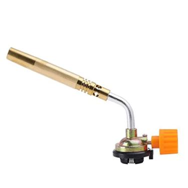 Imagem de Tocha de soldagem queimador de butano portátil de alta temperatura tocha a gás de soldagem pistola de chamas lança-chamas tocha de sopro a gás tocha de solda ao ar livre kit de tocha de churrasco