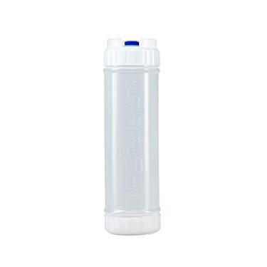 Imagem de San Jamar EZ KLEEN Garrafa de molho de plástico com válvula média para molhos grossos e temperos, 700 ml, branco, (pacote com 6)