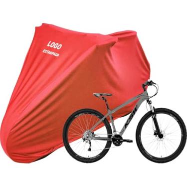 Imagem de Capa Tecido Helanca Lycra Para Bike Ksw Xlt 200 Mtb (Vermelho)