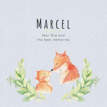 Imagem de Marcel Year One and the best Memories: Baby Book I Babyshower or Babyparty Gift I Keepsake I Memory Journal with prompts I Pregnancy Gift I Newborn Notebook I For the parents of Marcel