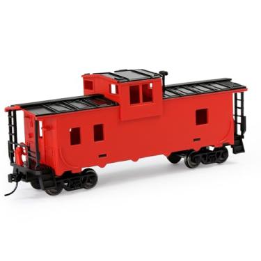 Imagem de Evemodel C8763 1 unidade pintada 1:87 escala HO 91 cm vagões caboose modelo ferroviário (vermelho)