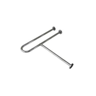 Imagem de Barra de Apoio para Banheiro Fixa 80cm Inox - Geris