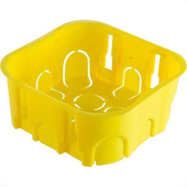 Imagem de Tramontina Eletrica Caixinha Luz Pvc Tram.Drywall 4X4Am - Kit C/10 Pc