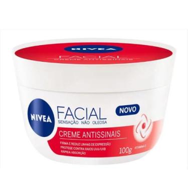 Imagem de Creme Hidratante Facial Nivea Antissinais 100 G  -  Antirrugas