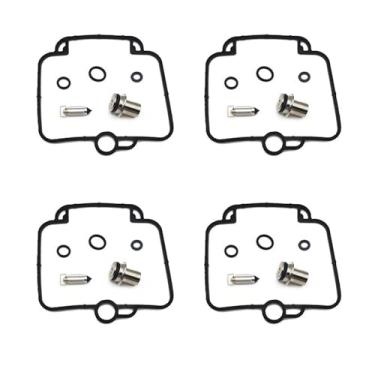 Imagem de Kit de reparo de carburador assento de agulha flutuante para GS500E GSX1100 DR250S DR250SE DR350 GS500 DR250 GS 500 GSX 1100 DR 250 350(4)