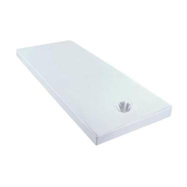 Imagem de Bothyi Protetor de lençol de lâmina de massagem de spa Resciente com orifício 31.50inchx74.80 polegh Wrap Machine Wash Massage Bed Sheet, Branco