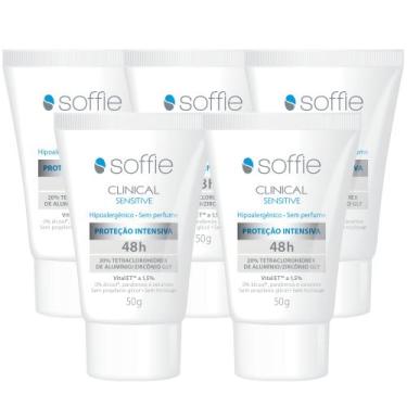 Imagem de Kit Com 5 Desodorantes Antitranspirantes - Soffie Clinical Sensitive 4
