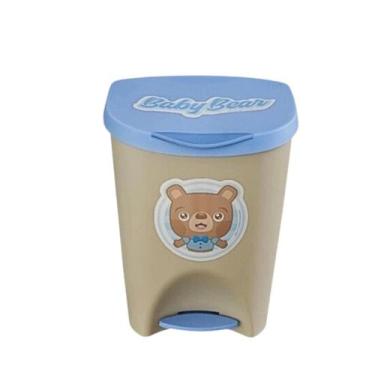 Imagem de Lixeira infantil 7,5l usual baby bear quarto bebê - Usual Utilidades, 