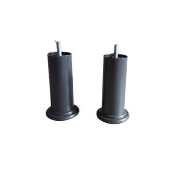 Imagem de 50 Pé Cama Box, cabeceira, Cinza, Marrom Plástico 12 cm - ls acessório