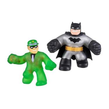 Imagem de SUNNY, Batman, Goo Jit Zu, Bonecos Elásticos, Pacote com 2, Batman e Charada - 10 cm