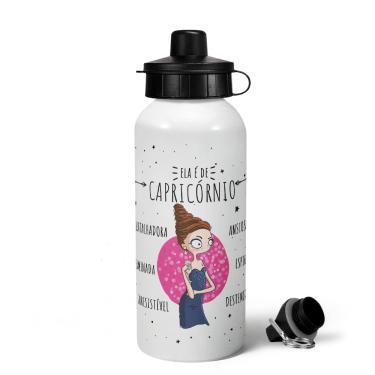 Imagem de Garrafa Squeeze MQ Signos - Ela é de Capricórnio - 600ml
