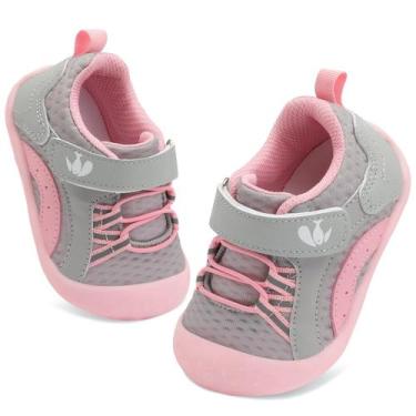Imagem de Sapatos de caminhada para bebês FEETCITY Flexible Barefoot 6-12M