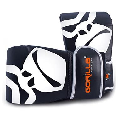 Imagem de Par Luva Muay Thai Boxe Bate Saco PRO Luva Luta Equipamento Original Gorilla -