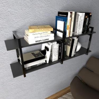 Imagem de Prateleira industrial moveis escritorio quarto estante infantil livros