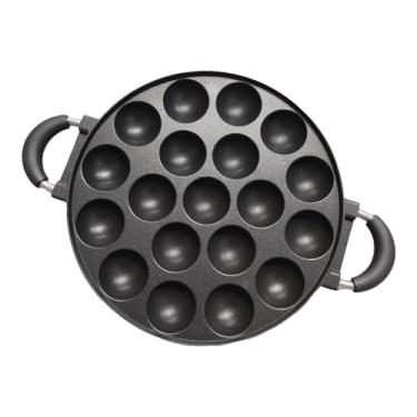 Imagem de YWJLQH Mini Donuts Maker Pan Donut Baking Pan Breakfast Maker Mini Waffle Maker, 19 Buraco