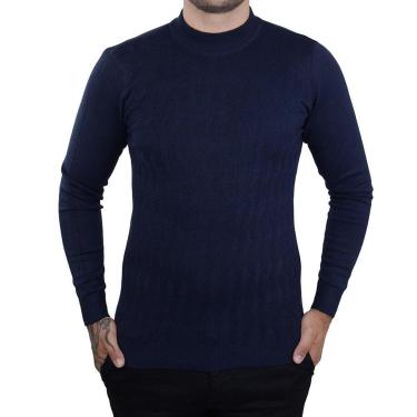 Imagem de Blusa Masculina Broken Rules Tricot Azul - 590182-Masculino