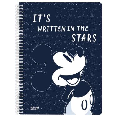 Imagem de Caderno Singular Universitário 10 Matérias 160 Folhas Mickey Stars - School Basics