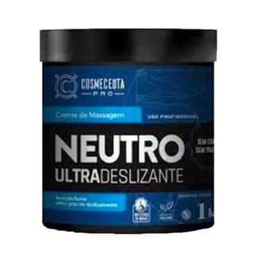 Imagem de Creme de Massagem Profissional cosmeceuta Neutro UltraDeslizante 1Kg - Promove um deslizamento prologando e ultradeslizante para massagens