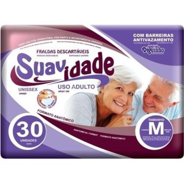 Imagem de Fralda Geriátrica Suavidade M 30 Unidades