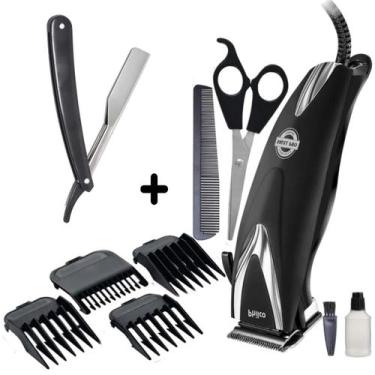 Imagem de Cortador De Cabelo Philco Profissional 18w  9 Acessórios Alavanca Regu