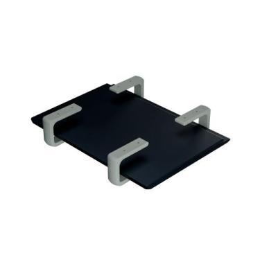 Imagem de Suporte Base Apoio Fixar Notebook Laptop Embaixo Da Mesa - O3D,  Cinza
