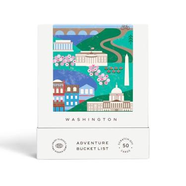 Imagem de Washington DC Adventure Bucket List: 50 Scratch-Off Cards for Outdoor Activities, Tourist Attractions, and Road Trips - Perfect Travel Gift and Guide for Exploring Washington D.C.
